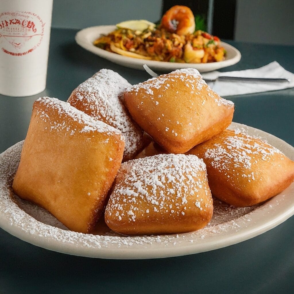 New Orleans - A plate of beignets fast feed near me
