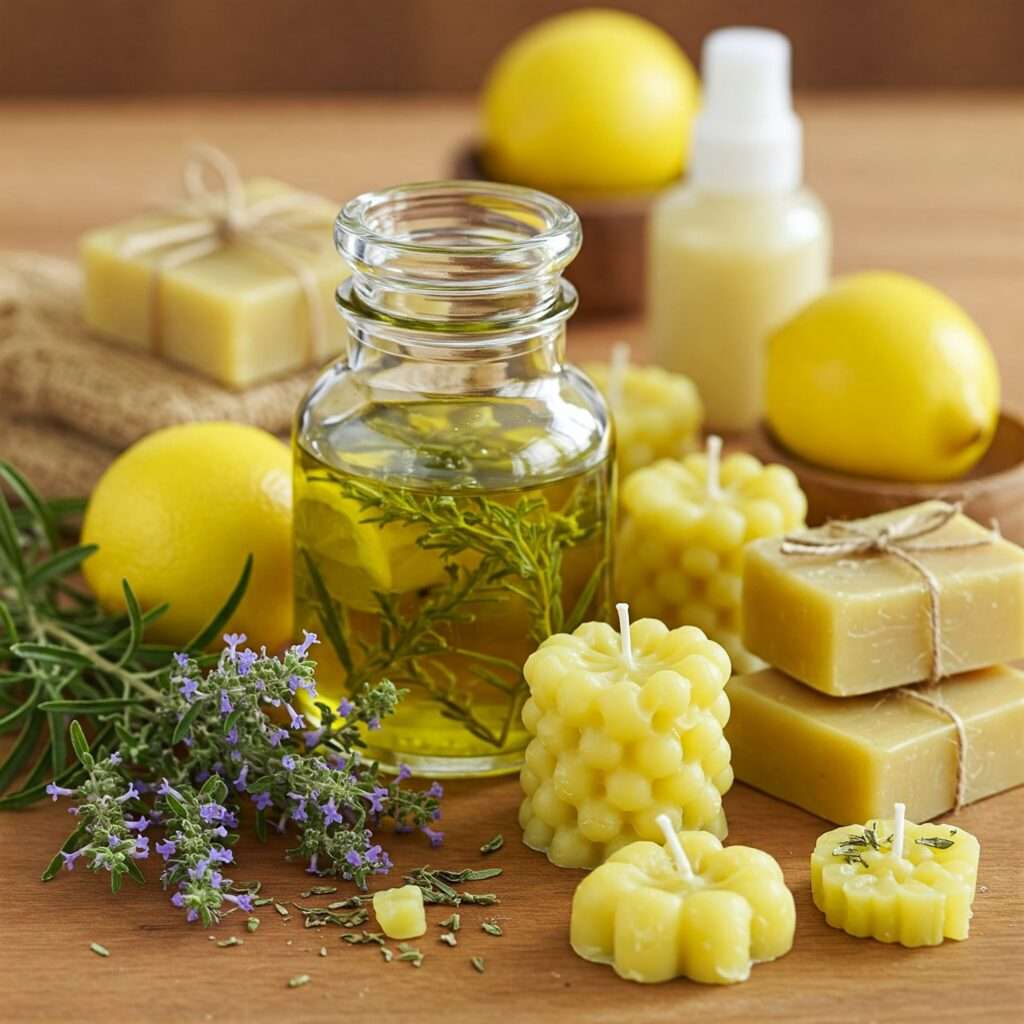 lemon verbena-infused oil
