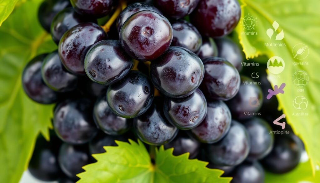 black grapes nutrition