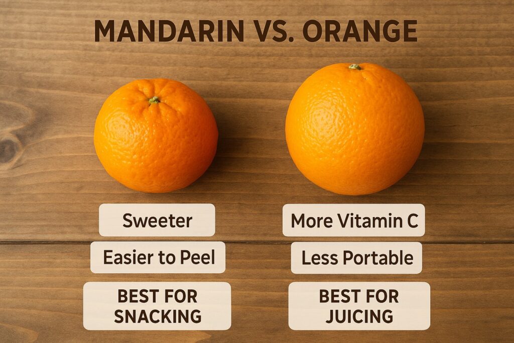 Mandarin Orange vs Orange