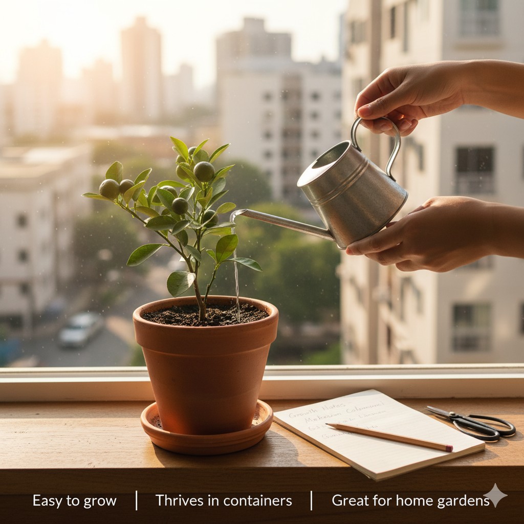 Grow Your Own Calamansi – Indoor Pot Setup